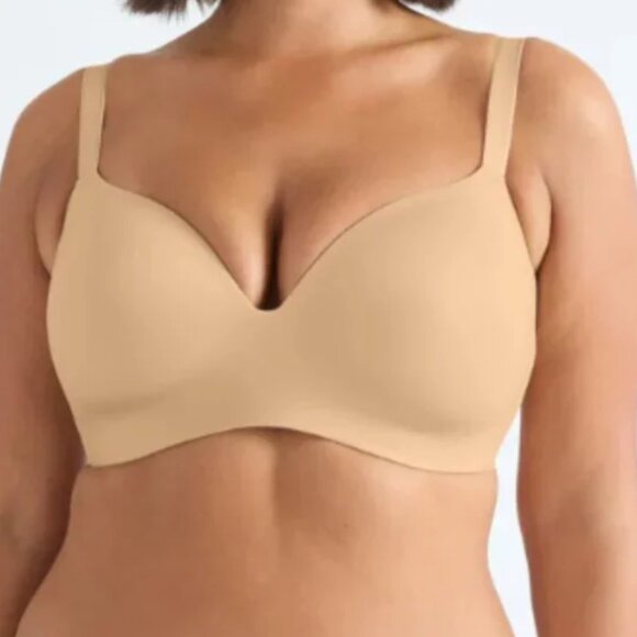 KNIX WingWoman Contour Wire Free Bra in Warm Sand 8+ ( 40F 42E 42F ) - Picture 2 of 8